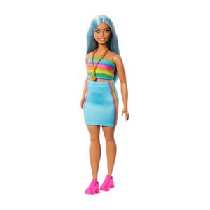 Barbie™ Looks™ Doll (61cm Curvy Pink Mini Dress)